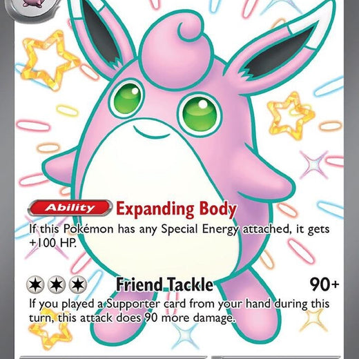 Wigglytuff ex 222/091 Paldean Fates PAF Shiny Ultra Rare near mint Pokemon 2024
