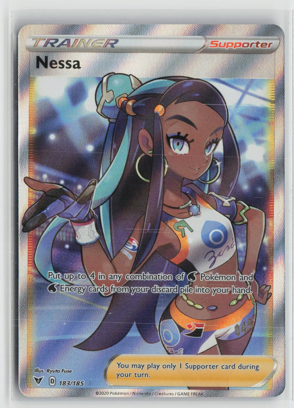 Nessa 183/185 Ultra Rare Vivid Voltage Pokemon NM