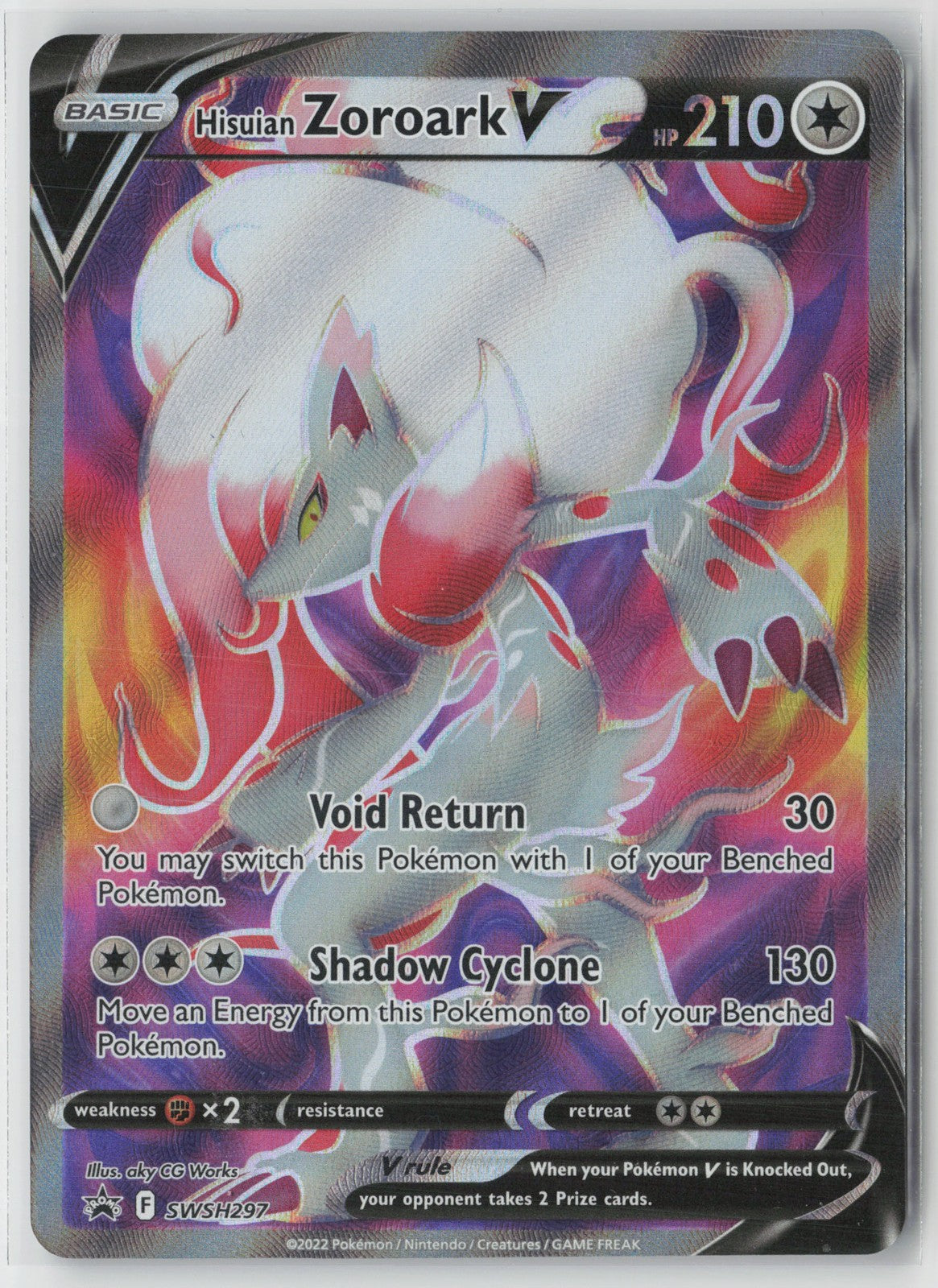 Hisuian Zoroark V - Promo SWSH: Sword & Shield Promo Cards SWSH297 NM