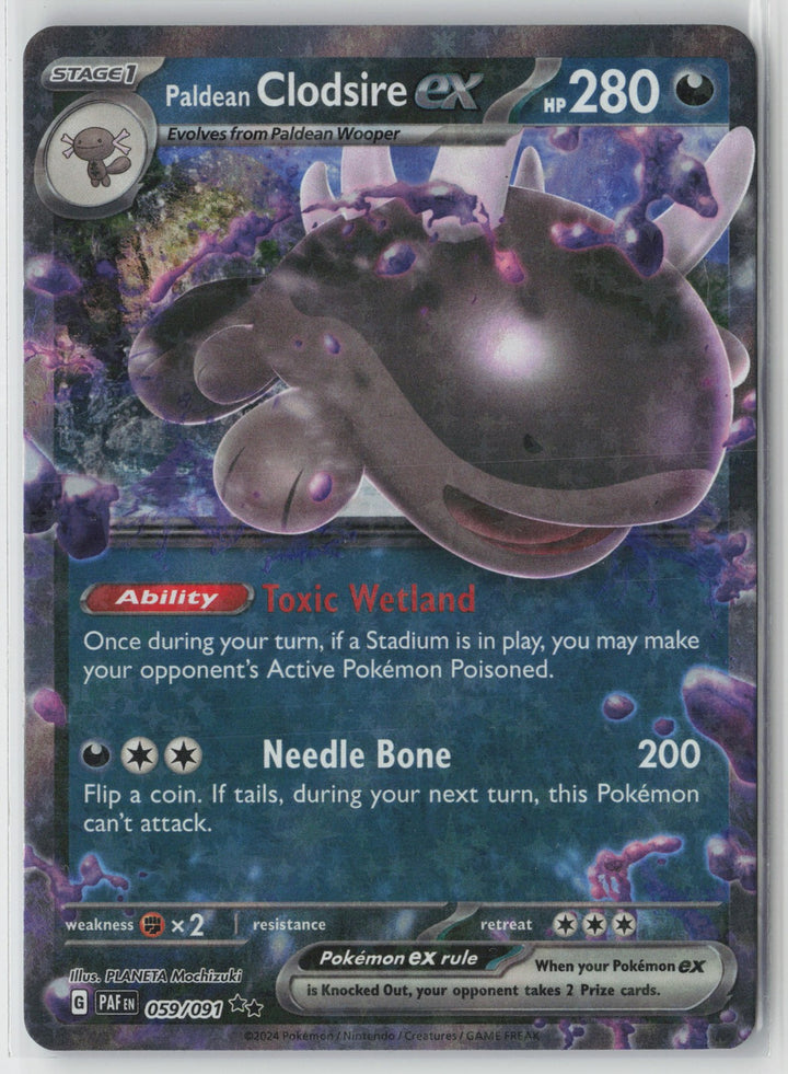 Paldean Clodsire ex Double Rare SV: Paldean Fates 059/091 NM0