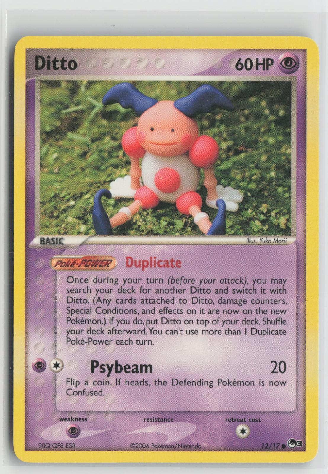 Ditto 12/17 Common POP Series 3 Pokemon NM