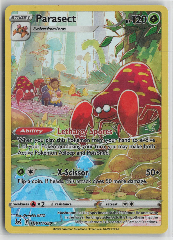 Parasect TG01/TG30 Holo Lost Origin Trainer Gallery Pokemon NM0