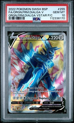 2022 Dialga V PSA 10 Pokemon Swsh Black Star Promo
