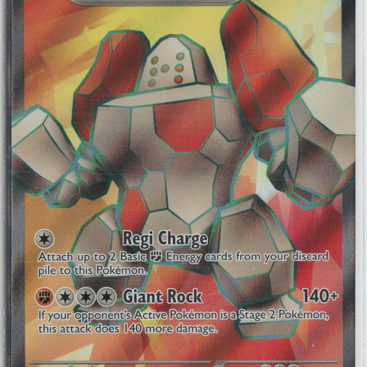 Regirock ex 214/182 Ultra Rare Destined Rivals Pokemon NM0