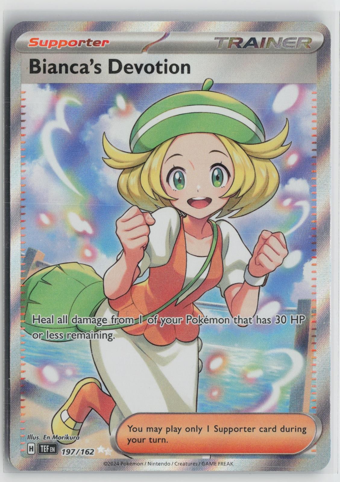 Bianca's Devotion 197/162 Ultra Rare Temporal Forces Pokemon NM