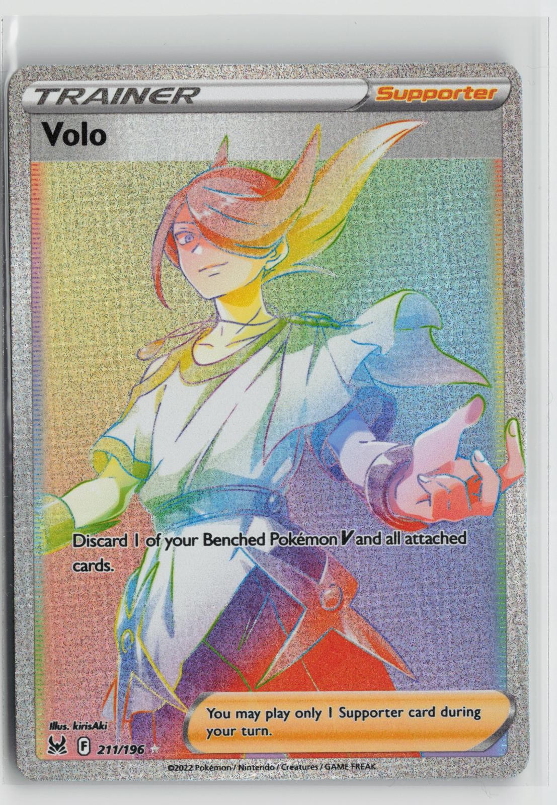 Volo 211/196 Rainbow Rare Lost Origin Pokemon NM