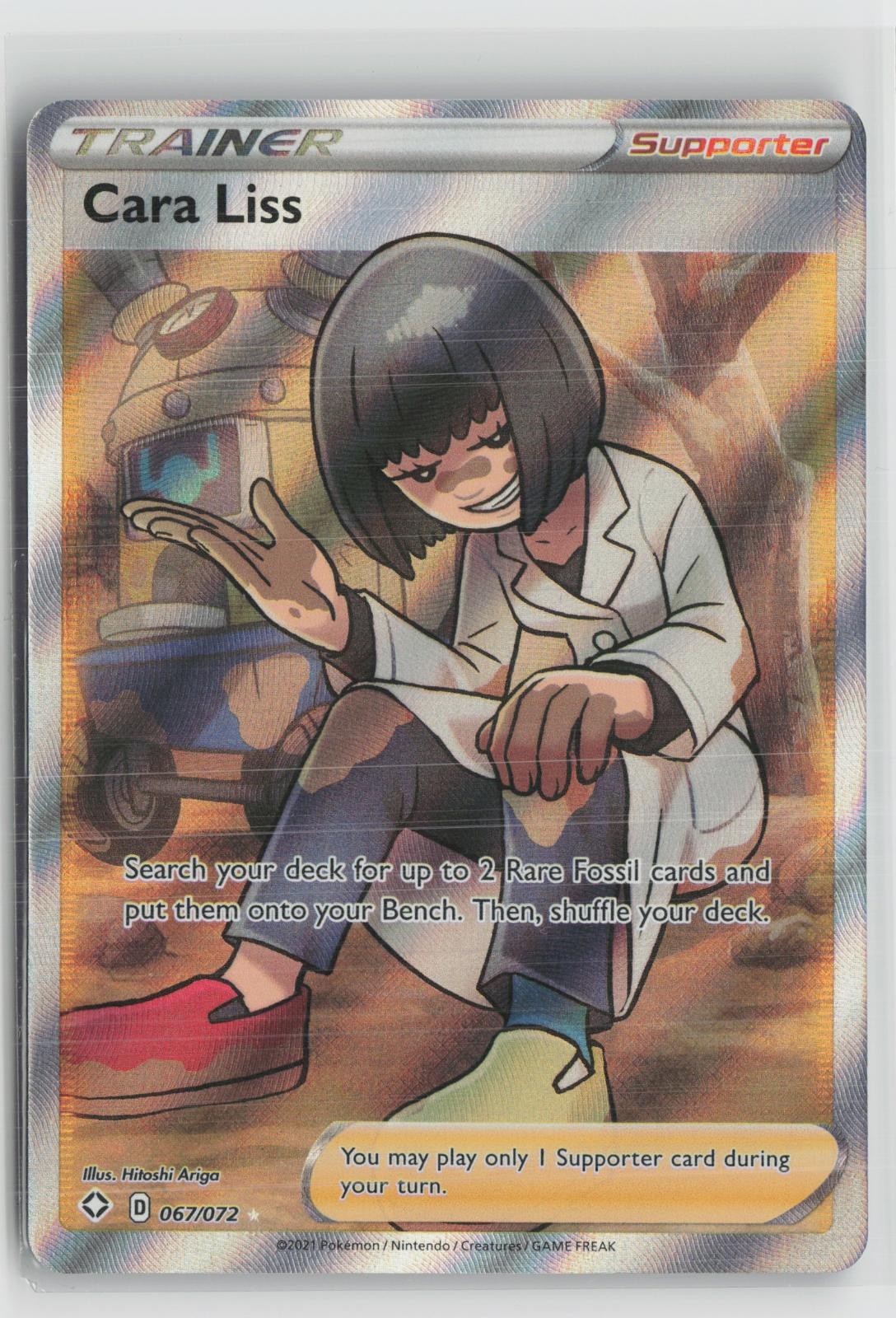 Cara Liss 067/072 Ultra Rare Shining Fates Pokemon NM