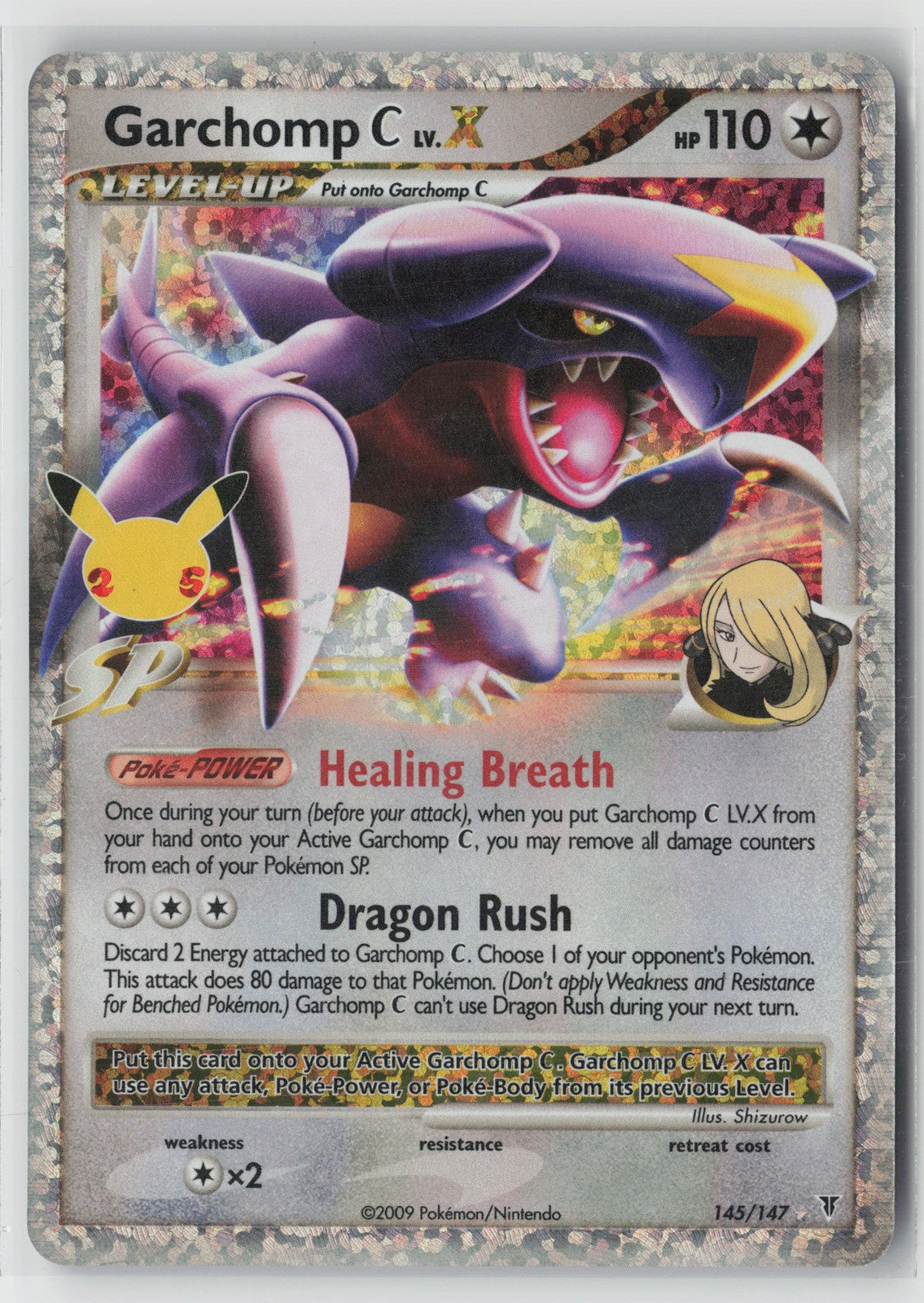 Garchomp C LV.X Classic Collection Celebrations: Classic Collection 145/147 NM