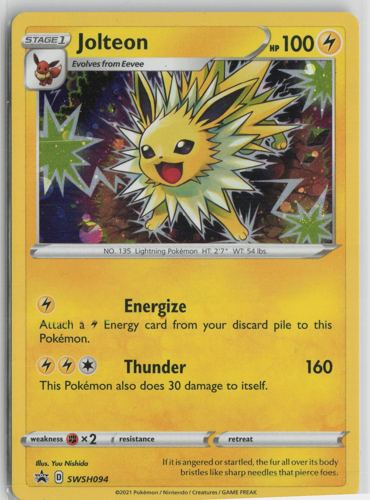 Jolteon Promo SWSH: Sword & Shield Promo Cards SWSH094 NM
