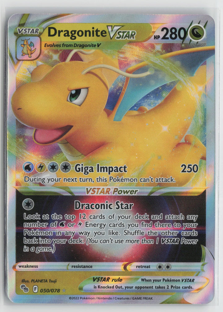 Dragonite VSTAR Ultra Rare Pokemon GO 050/078 NM0