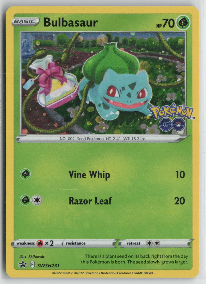 Bulbasaur Promo SWSH: Sword & Shield Promo Cards SWSH231 NM0