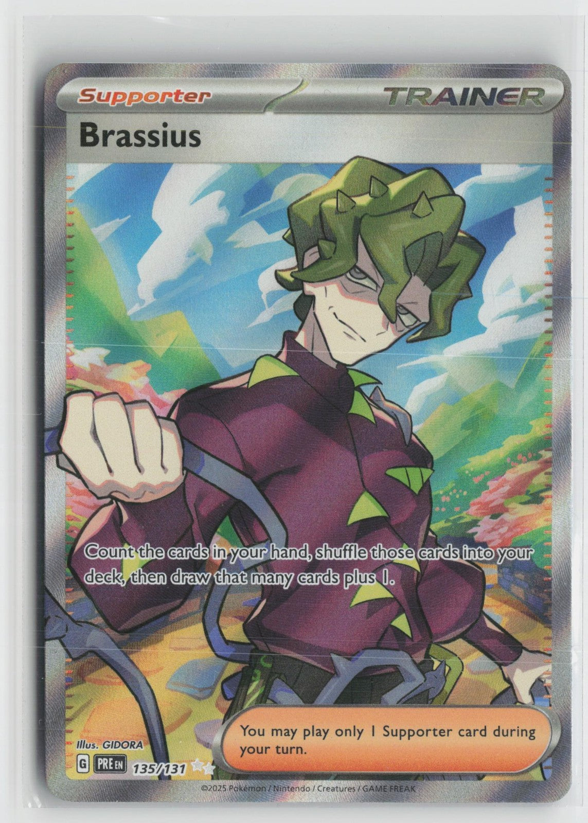 Brassius 135/131 Ultra Rare SV: Prismatic Evolutions Pokemon NM