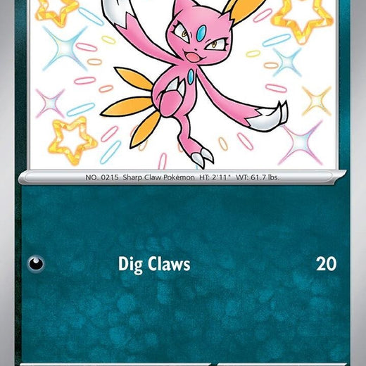 Sneasel 182/091 Paldean Fates PAF Shiny Rare Near Mint Pokemon 2024