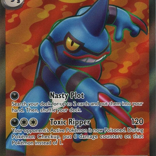 Toxicroak ex 232/198 Scarlet and Violet SVI Ultra Rare near mint Pokemon 2023