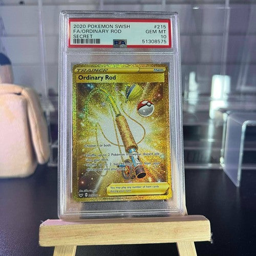 Ordinary Rod 215 Secret Pokemon PSA 100