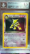 Dark Alakazam Holo R 1 Team Rocket 1st Edition Pokemon Bgs 8.5 Silver