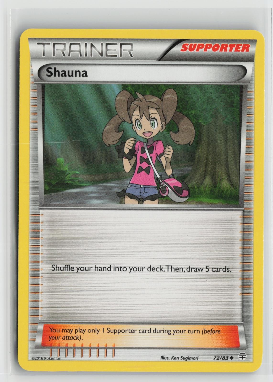 Shauna 72/83 Uncommon Generations Pokemon NM