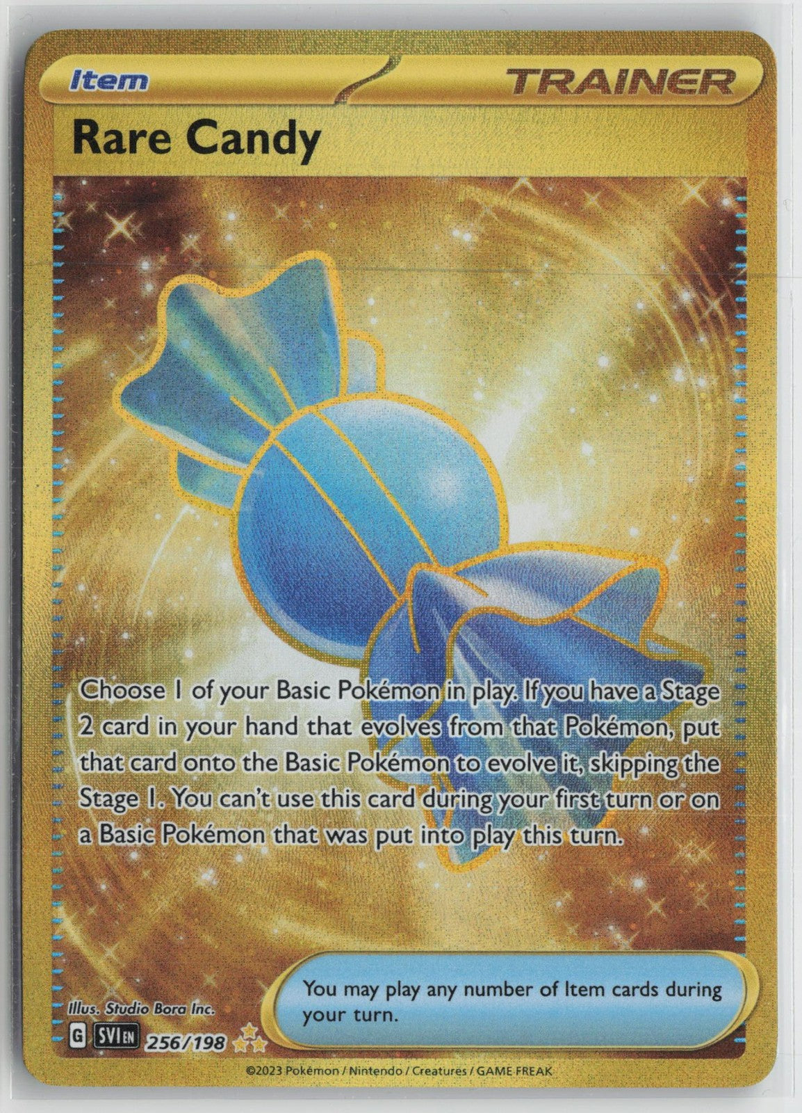 Rare Candy 256/198 Hyper Rare Scarlet & Violet Pokemon NM