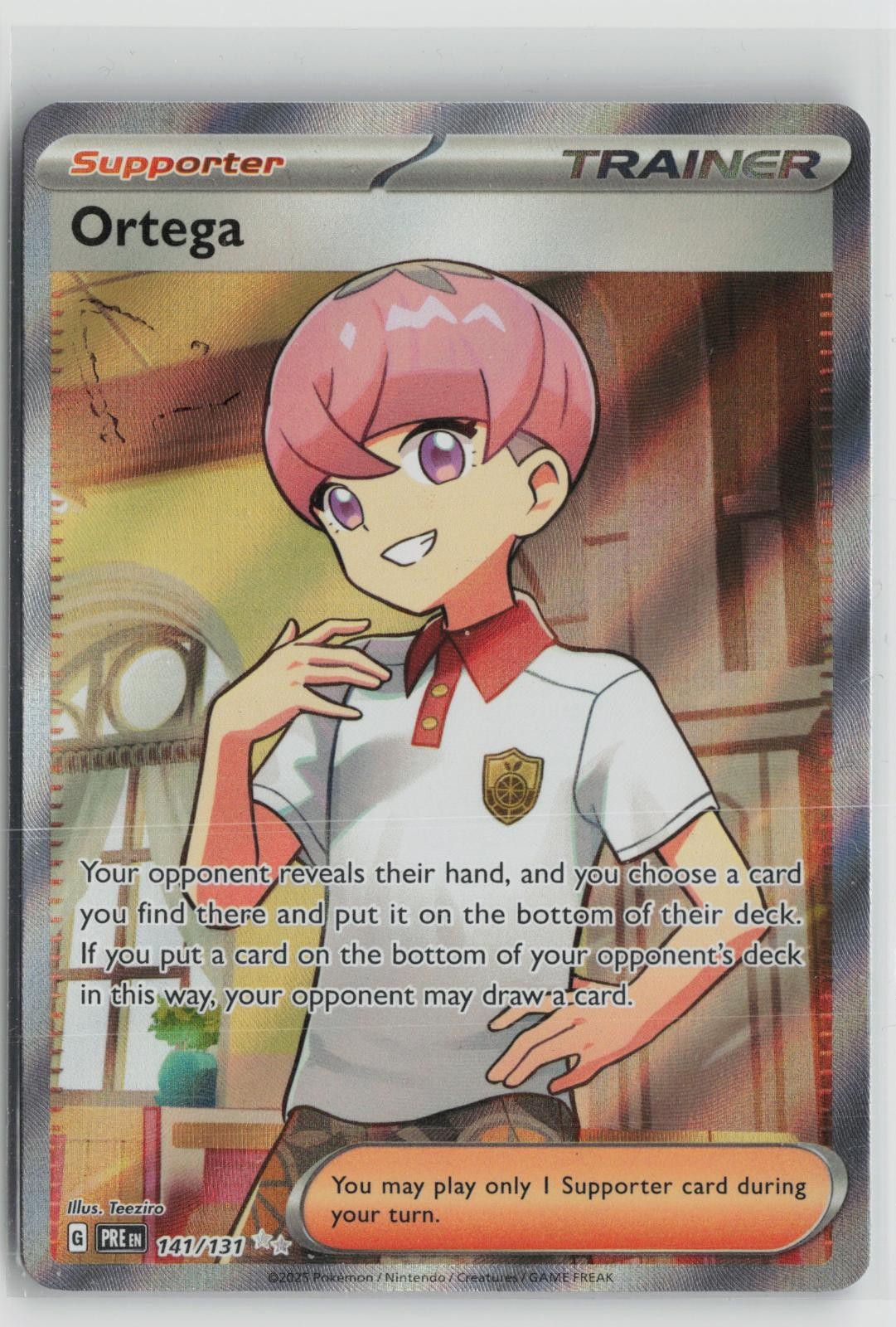 Ortega 141/131 Ultra Rare Prismatic Evolutions Pokemon NM