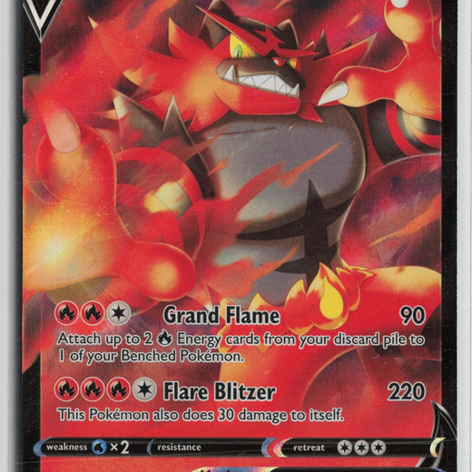 Incineroar V 008/073 Holo V Rare Champion's Path Pokemon NM0