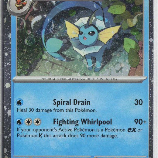 Vaporeon (Cosmos Holo) 168 Holo Promo Scarlet & Violet Promo Pokemon NM0