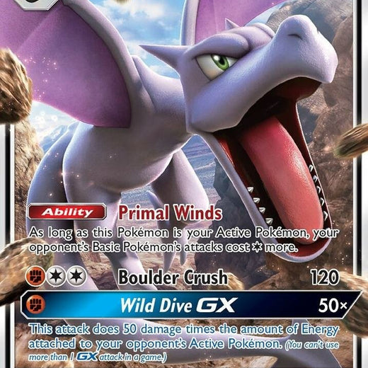 Aerodactyl GX 106/236 Unified Minds UNM Rare Holo GX mint 106 Pokemon