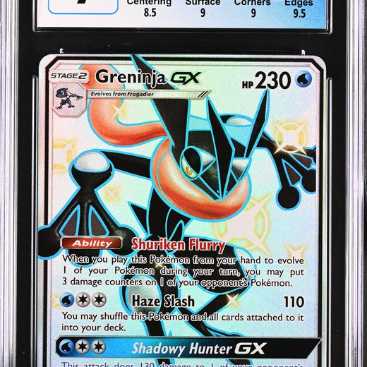 Greninja Gx SV56/SV94 Shiny Vault Holo Hidden Fates Pokemon CGC 9 Mint0