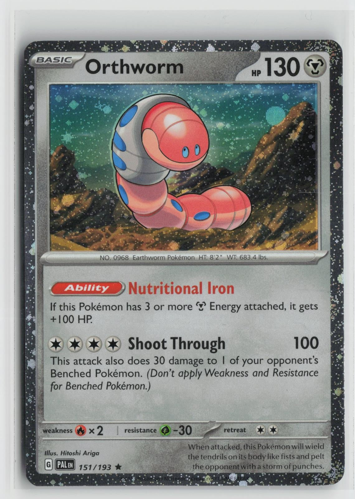 Orthworm 151/193 Holo Promo Miscellaneous Cards & Products Pokemon NM