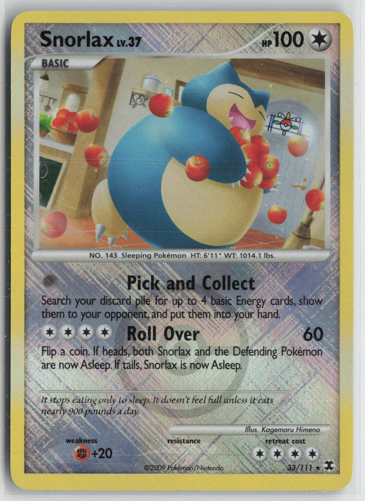 Snorlax (League Promo) 33/111 Holo Promo League & Championship Cards Pokemon NM