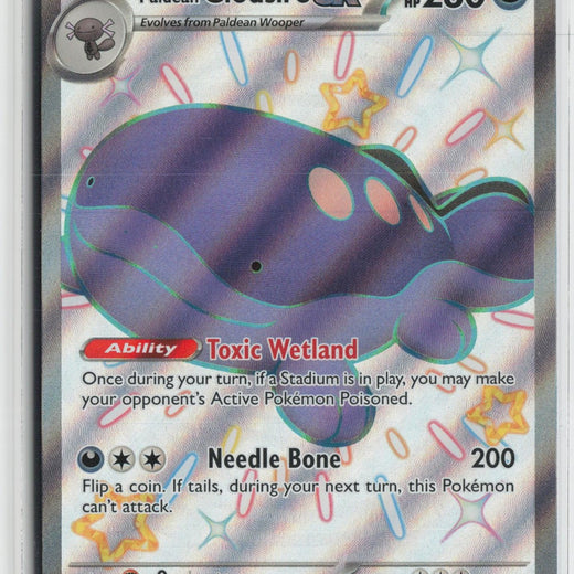 Paldean Clodsire ex 219/091 Shiny Ultra Rare Paldean Fates Pokemon NM0
