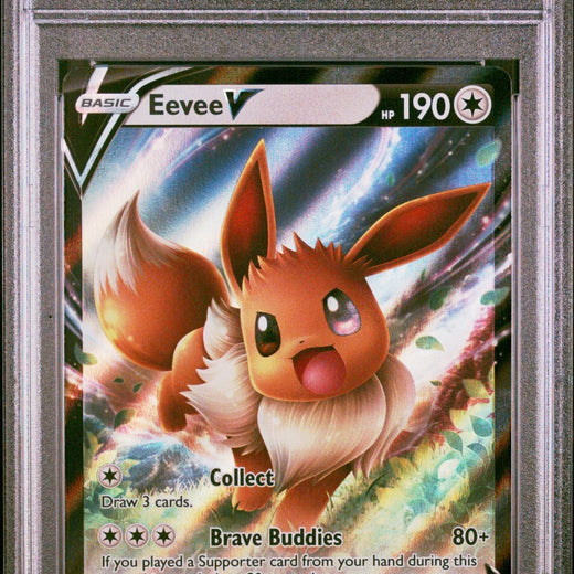 EEVEE V SWSH065 PSA 10 V POWERS TINS BLACK STAR PROMO POKEMON 065 65 2020