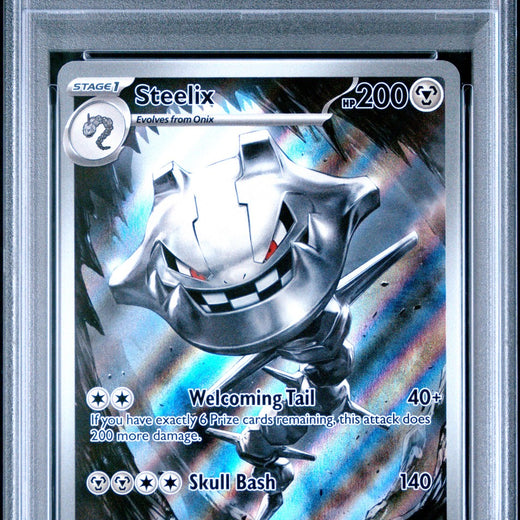 Steelix 150/132 Illustration Rare Meg En-mega Evolution Pokemon PSA 100