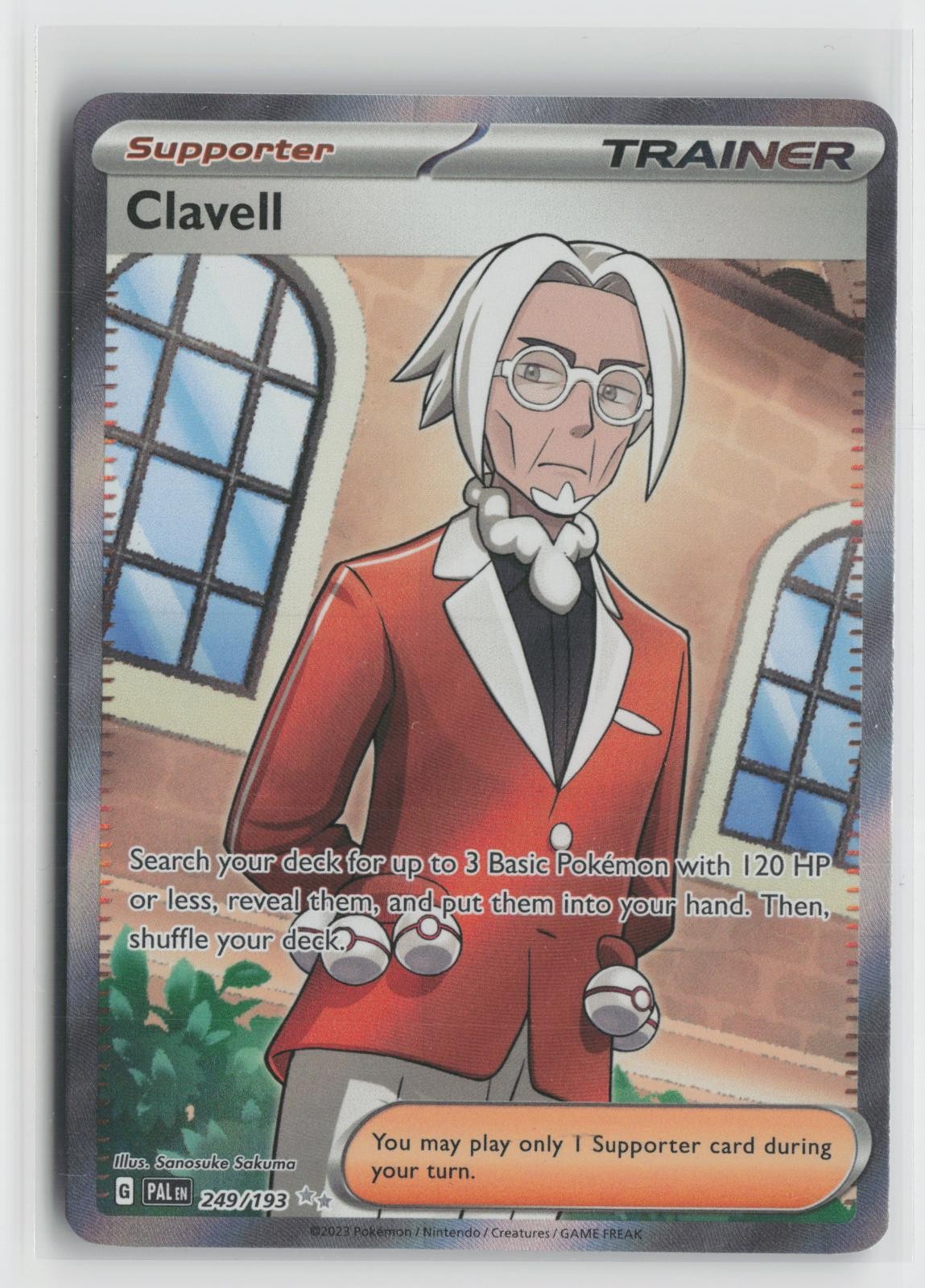 Clavell 249/193 Ultra Rare Paldea Evolved Pokemon NM