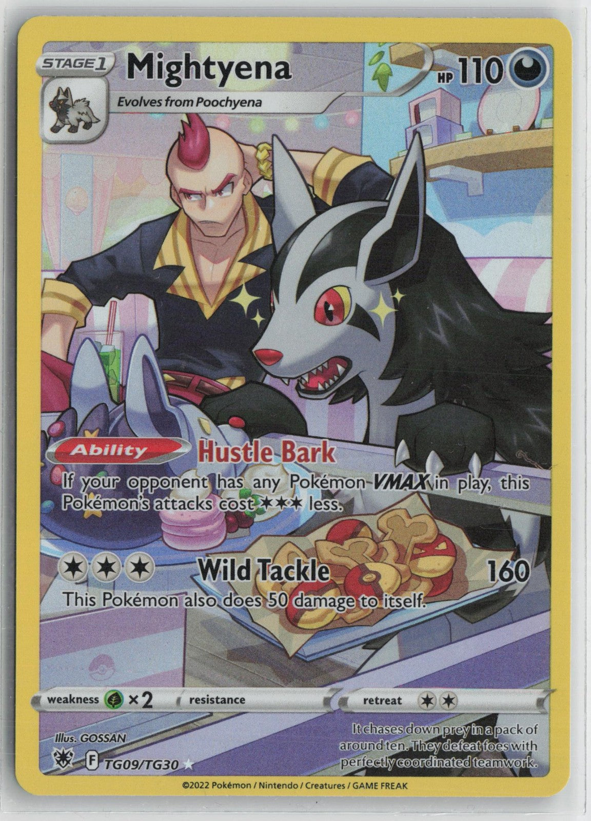 Mightyena TG09/TG30 Holo Astral Radiance Trainer Gallery Pokemon NM