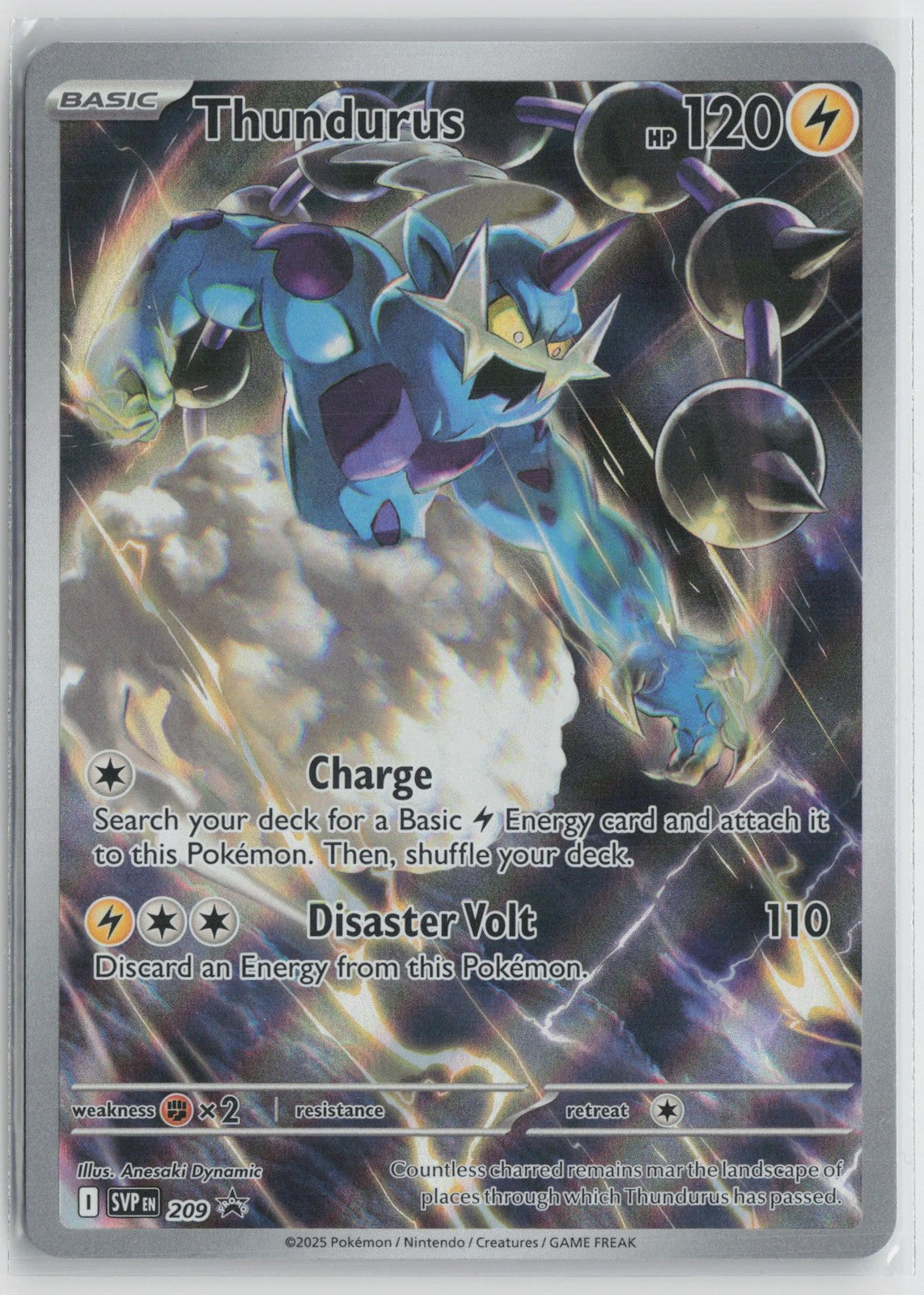 Thundurus 209 Promo Scarlet & Violet Pokemon NM