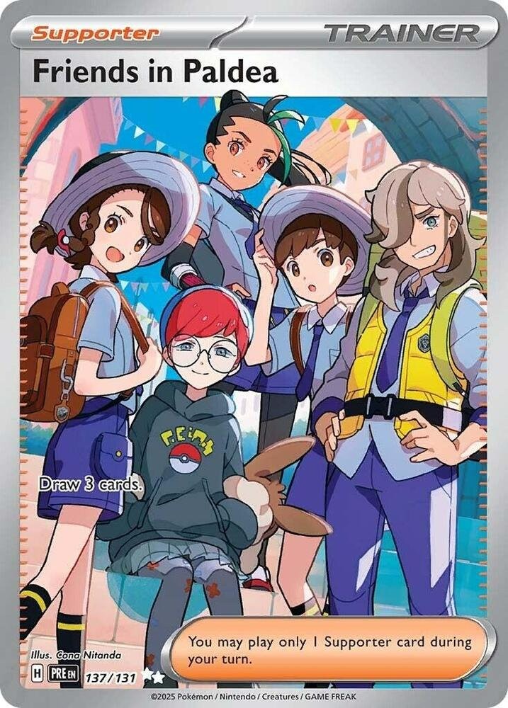 Friends in Paldea 137/131 Prismatic Evolutions PRE Ultra Rare mint 137 Pokemon
