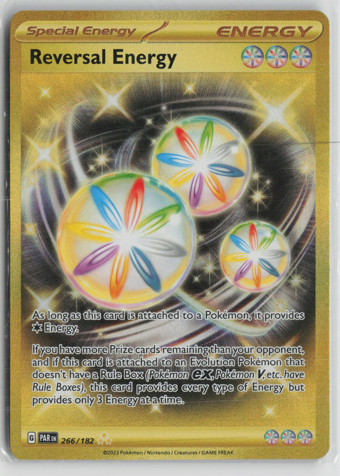 Reversal Energy 266/182 Hyper Rare Paradox Rift Pokemon NM