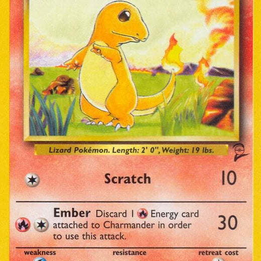 Charmander Common Base Set 2 069/130 LP