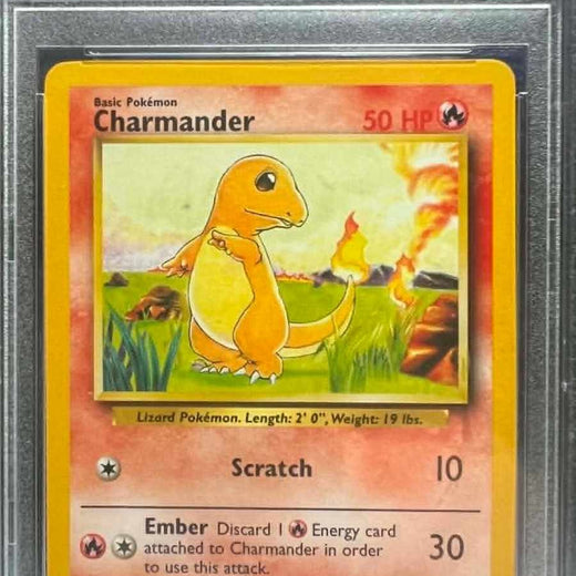 Charmander 46/102 Game Pokemon PSA 90