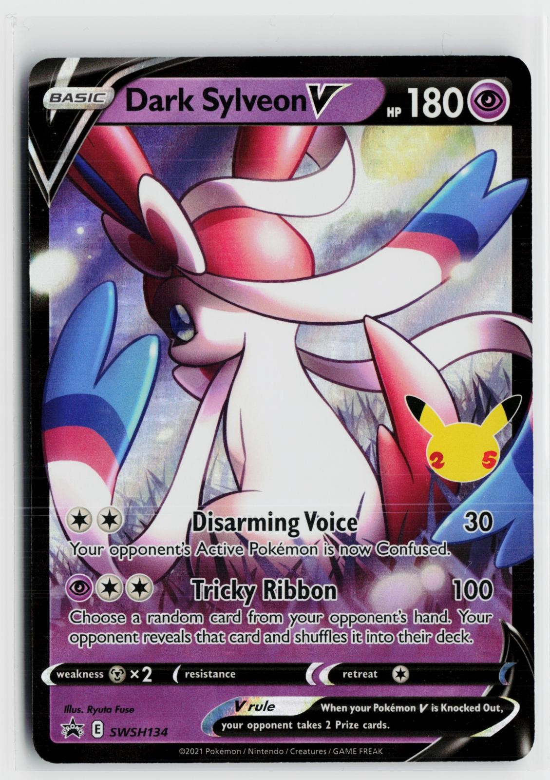 Dark Sylveon V SWSH134 Sword & Shield Promo NM Holo P Pokemon