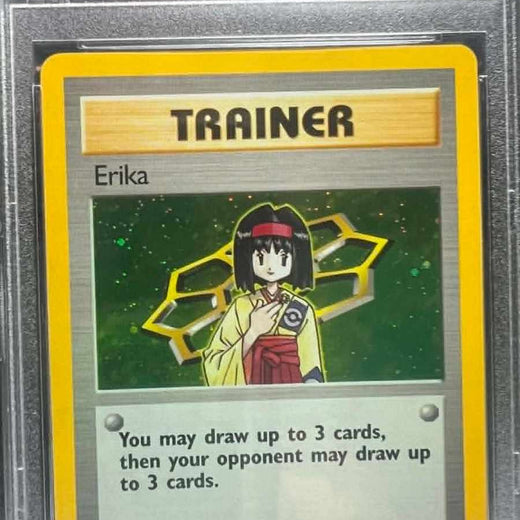 Erika Holo 16/132 Gym Heroes Pokemon PSA 100