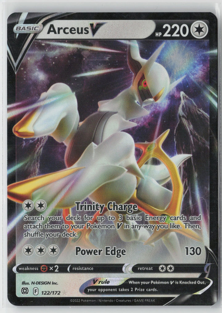 Arceus V Ultra Rare Prize Pack Series Cards 122/172 NM0