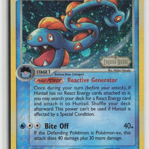 Huntail 18/92 Rare Legend Maker Pokemon NM0