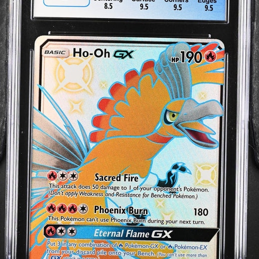 Ho-oh Gx SV50/SV94 Shiny Vault Holo Hidden Fates Pokemon CGC 9 Mint0