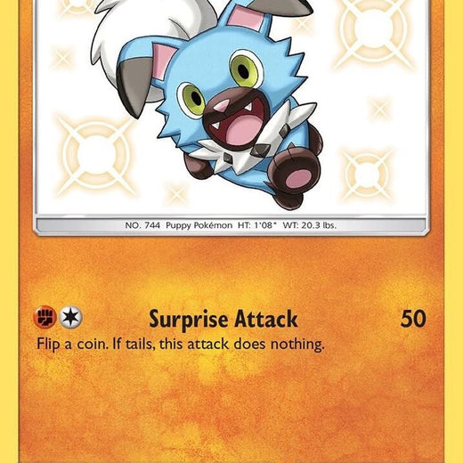 Rockruff SV23/SV94 Hidden Fates HIF Rare Near Mint Pokemon 2019