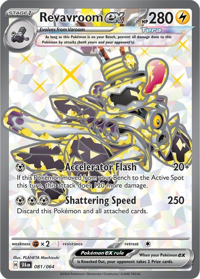 Revavroom ex 081/064 Shrouded Fable SFA Ultra Rare Near Mint Pokemon 2024