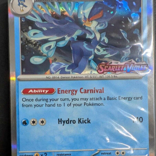 Quaquaval SVP 005 Black Star Promo SVP005 Holo SEALED SCARLET AND & VIOLET 2023