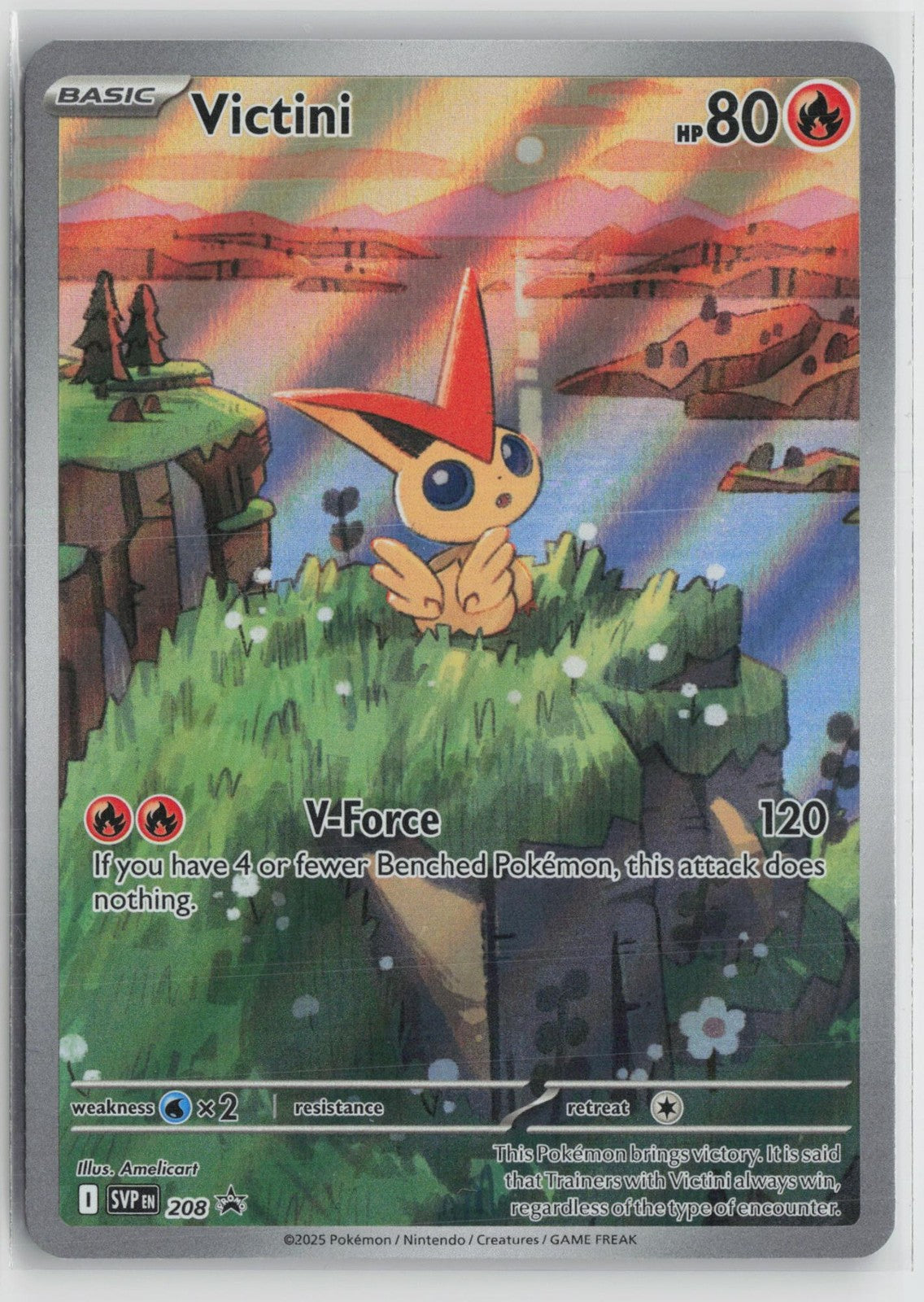 Victini 208 Holo Promo Scarlet & Violet Promo Pokemon NM