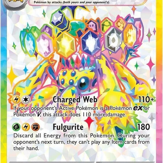 Galvantula ex 159/142 Stellar Crown SCR Ultra Rare Near Mint Pokemon 2024