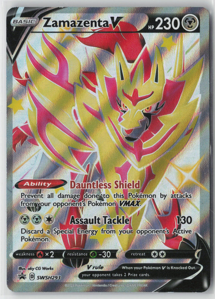Zamazenta V (Shiny) - Promo SWSH: Sword & Shield Promo Cards SWSH293 NM0
